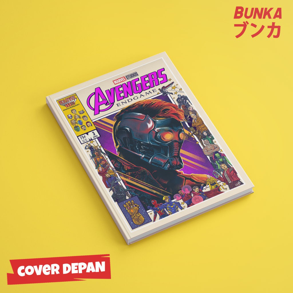 

Notebook Marvel Avengers Starlord Hardcover A5 Buku Tulis Catatan Note Agenda Planner Jurnal