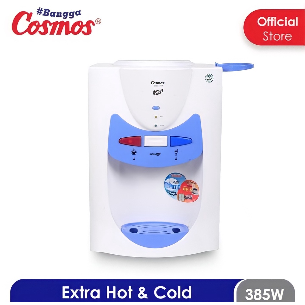 Cosmos Dispenser Air 2 Kran Hot &amp; Cold CWD 1310 Dispenser Meja