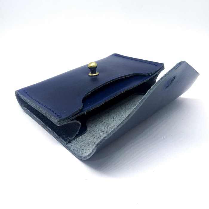 dompet kartu muat banyak model amplop simpel warna biru - PHWL317