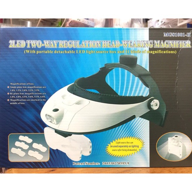 lion king Alat Service Hp / Kaca Pembesar Topi / Lampu Service Topi / MG81001-H / Kaca Lensa /