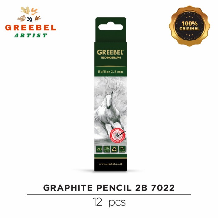 

Gaya Pensil 2B Greebel Triangular Technograph Lusin Promo