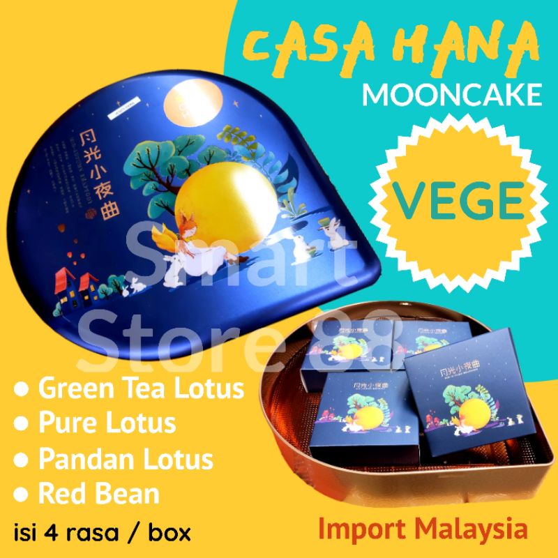 CASAHANA MOONCAKE MID AUTUMN RHAPSODY ISI 4 CASA HANA MOON CAKE KUE BULAN IMPORT