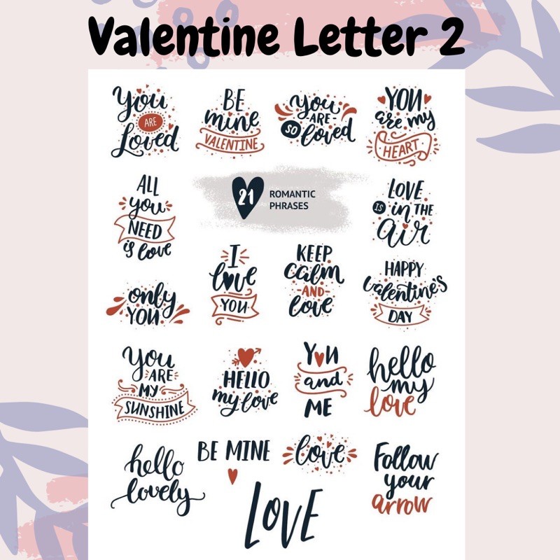 Sticker Valentine Day aesthetic stiker tumblr estetik