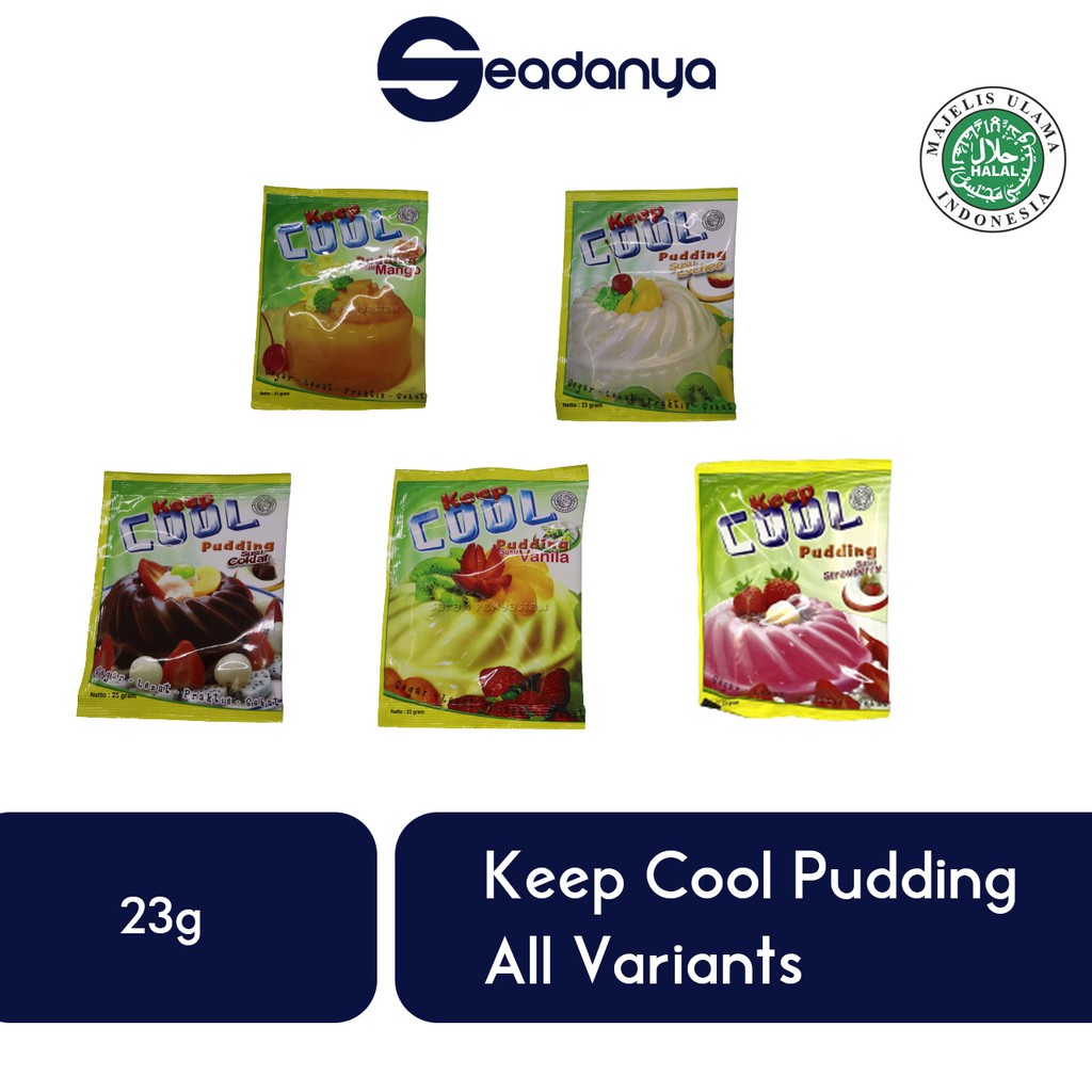 

Keep Cool Puding Instan Bubuk 23g Halal MUI - Aneka Rasa dan Variant - Praktis - Jeli Powder