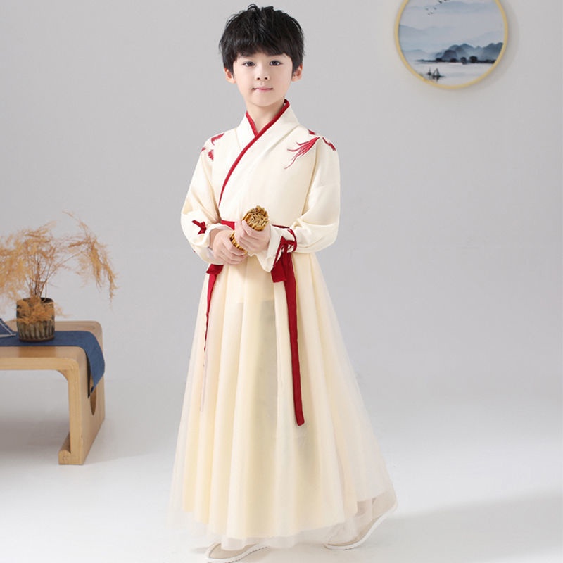 Girls' Hanfu dress children's princess dress big children's 2021 new autumn dress little girls' anci