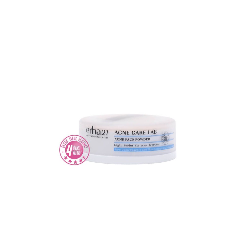 erha21 Acne Care Lab Acne Face Powder bedak tabur unutuk kulit berjerawat dan berminyak