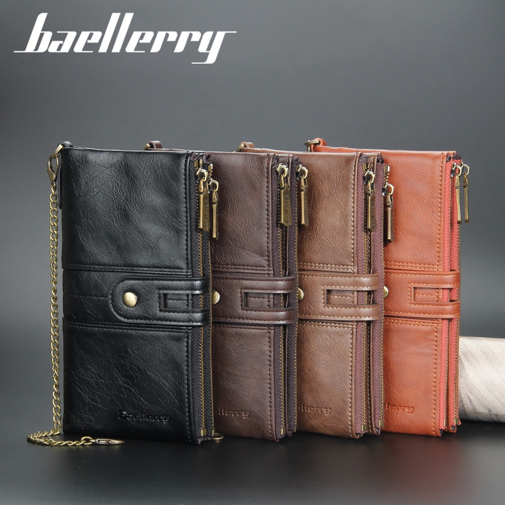 ORIGINAL BAELLERRY DOMPET UANG PANJANG MUAT HP DENGAN RANTAI ANTI COPET MALING S3229