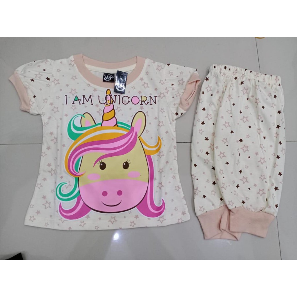 Setelan Anak  Perempuan Unicorn V3  1 10 Tahun Baju  Anak  