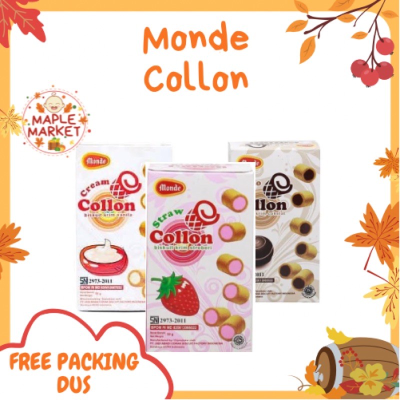 

Monde Collon Biskuit Roll isi krim || Snack Anak