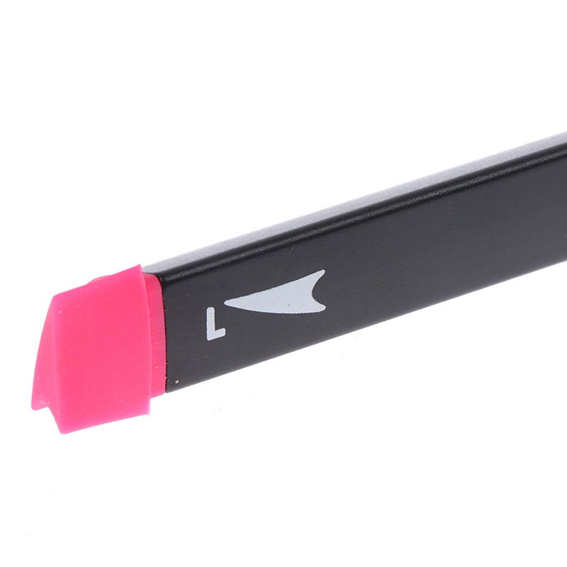 # Kaos T-Shirt Wanita Lengan Pendek Motif Print #Eyeliner Pen Dengan Sisi Stamp / Cap 2 Ukuran