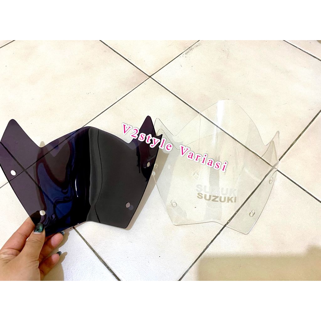 VISOR FU NEW 2014 2015 WINDSHIELD SUZUKI SATRIA FU RYBEN BENING KACA DEPAN FU FACELITE 2014 2015 ACRILIC KACA ANGIN TEBAL SATRIA FU LAMA SATRIA FU BARU