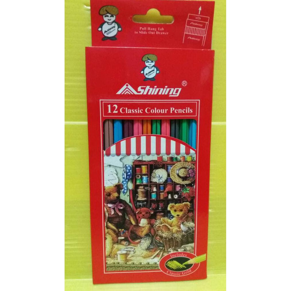 

Termurah Pensil Warna Shining 12 Warna Classic Offic