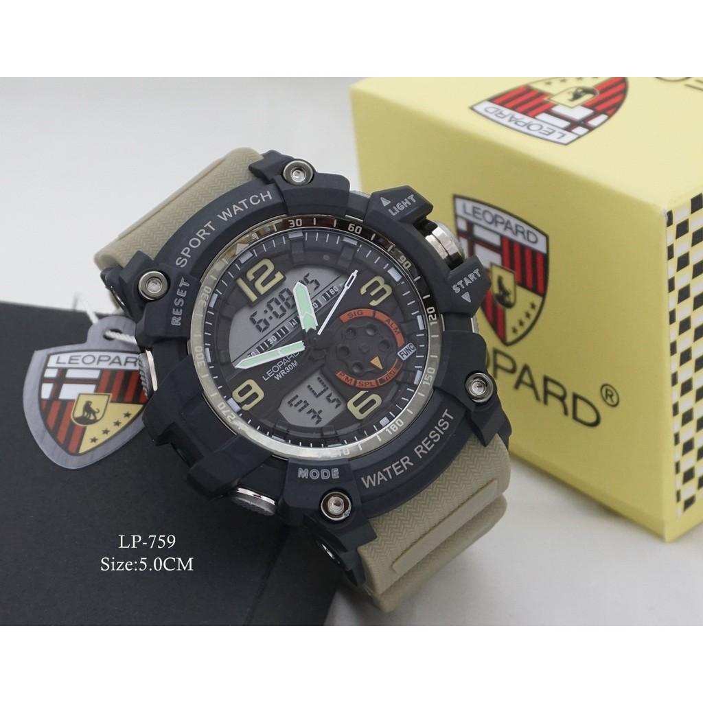 Jam Tangan Sport Leopard LP-759 Original