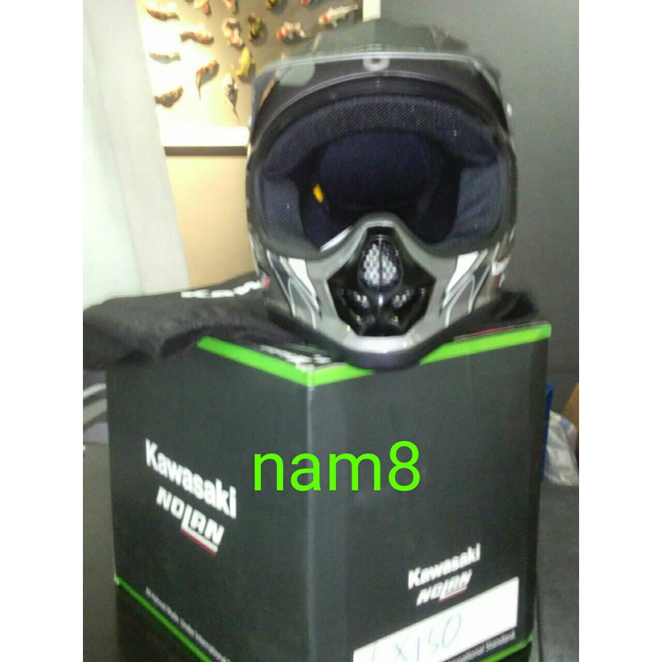 helm kawasaki klx 150 cc (motor cross)