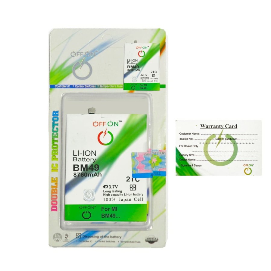 Baterai Battery Double Power OFFON For Xiaomi BM49 BM 49 Mi Max Batre