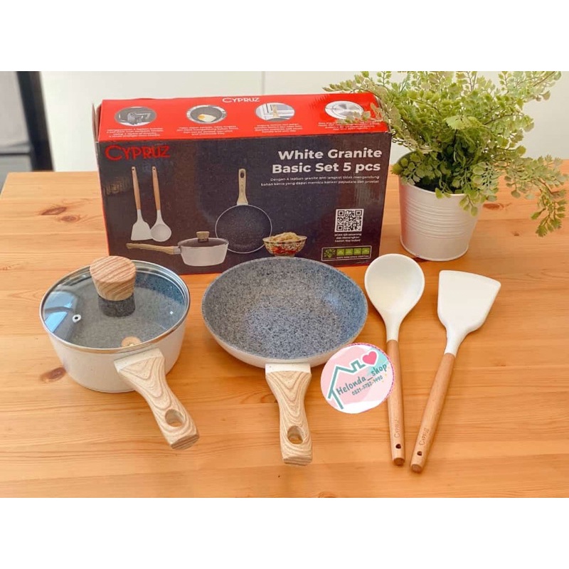 Cypruz White Pink Set Granite