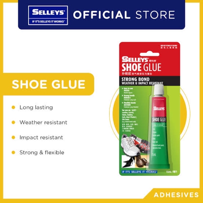 

Lem Sepatu Sandal Shoe Glue Selleys - Super Kuat