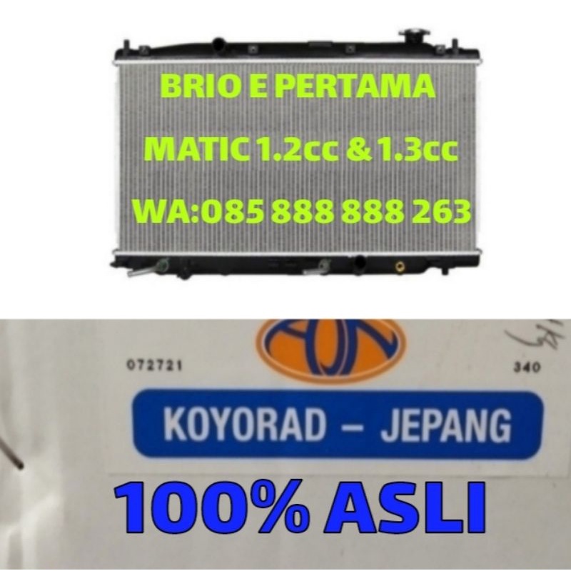Jual Radiator Honda Brio E Matic Koyorad Shopee Indonesia