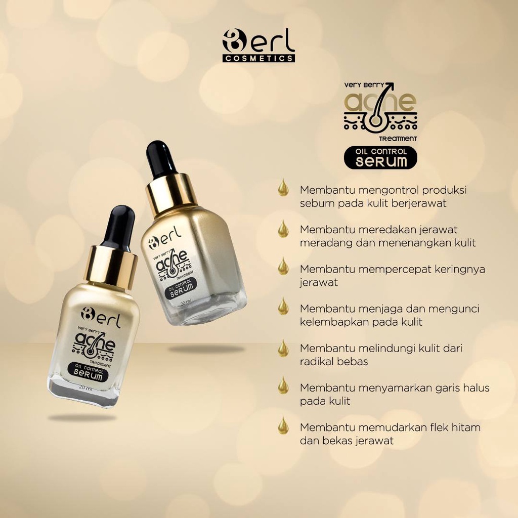 Penghilang Jerawat Acne Serum B ERL Cosmetics | Berl Cosmetics | Berl