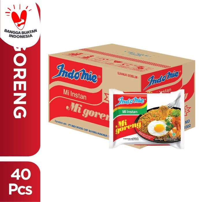 INDOMIE GORENG SPESIAL INSTAN HALAL 85GR MI SPECIAL 1 BOX ISI 40 PCS MIE GORENG