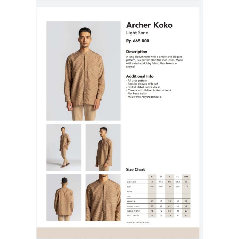 ARCHER KOKO (LIGHT SAND SIZE M) BY KAMIIDEA KAMI.