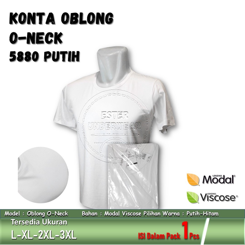 Oblong Pria O-Neck KONTA 5880 ISI-1 PCS