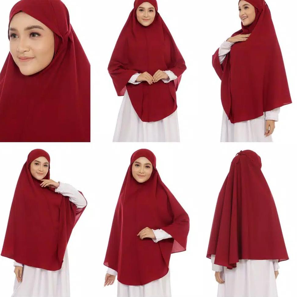 Jilbab Bergo Wolfis Jumbo {CBB.21Jl22y}