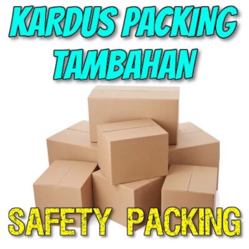 

Tambahan Kardus Packing dimohon order melebih 2produk uk medium pakai kerdus EXTRA Gede