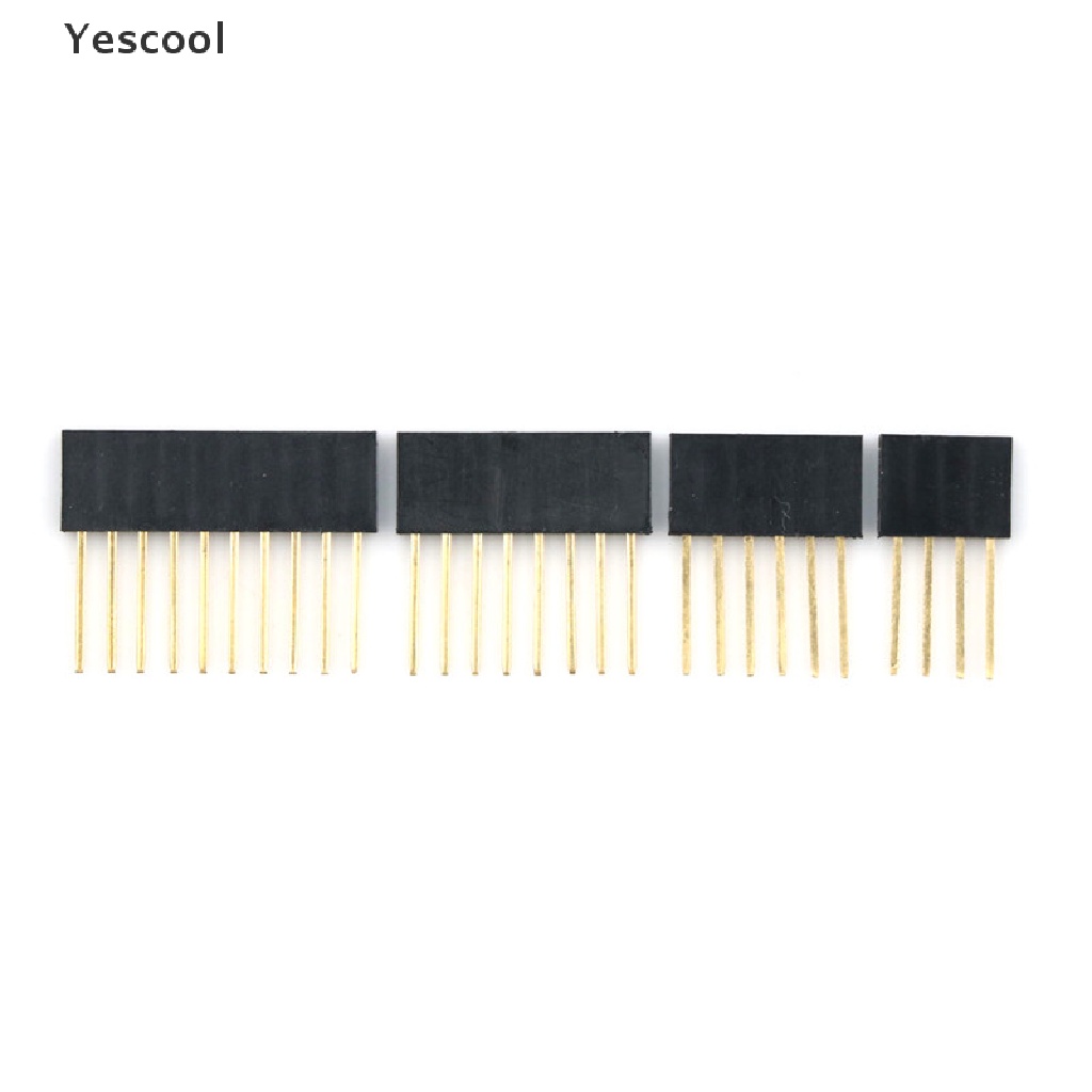 Yescool 10pcs Kepala Femal Kaki Panjang 2.54mm Untuk Arduino Shield