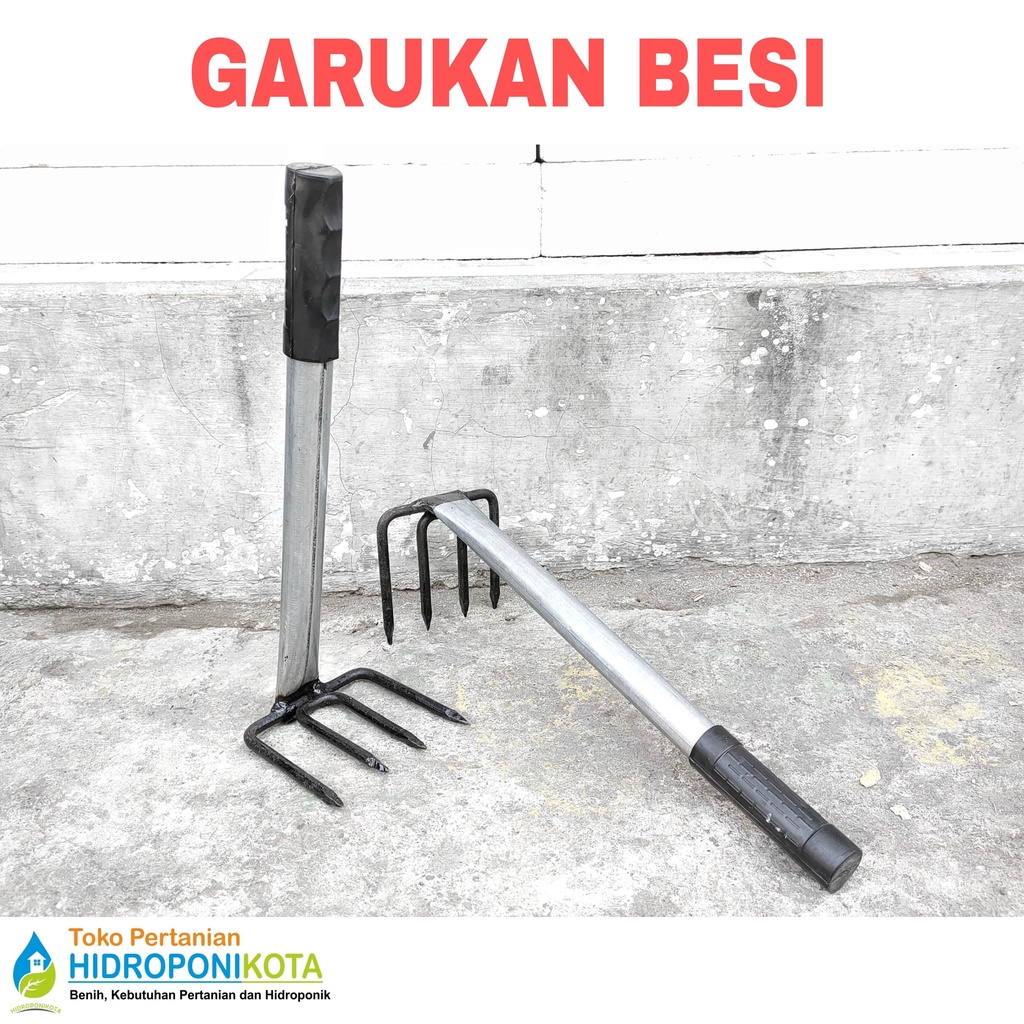 cangkul kebun - sekop kebun - garukan - cangkul besi - alat berkebun