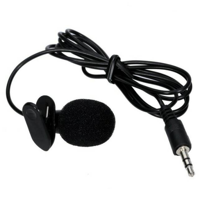 Paketan Youtuber Mic Clip On + Splitter Audio 2 in 1 Stereo 3.5mm Paket Vlogger Mikrofon SIAP PAKAI