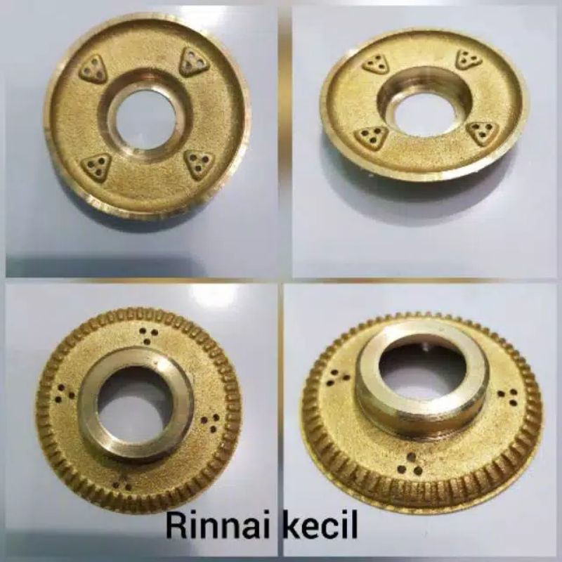 BURNER KOMPOR RINNAI KECIL / BURNER KOMPOR  (KUNINGAN)/ BURNER KUNINGAN KOMPOR GAS RINNAI KECIL