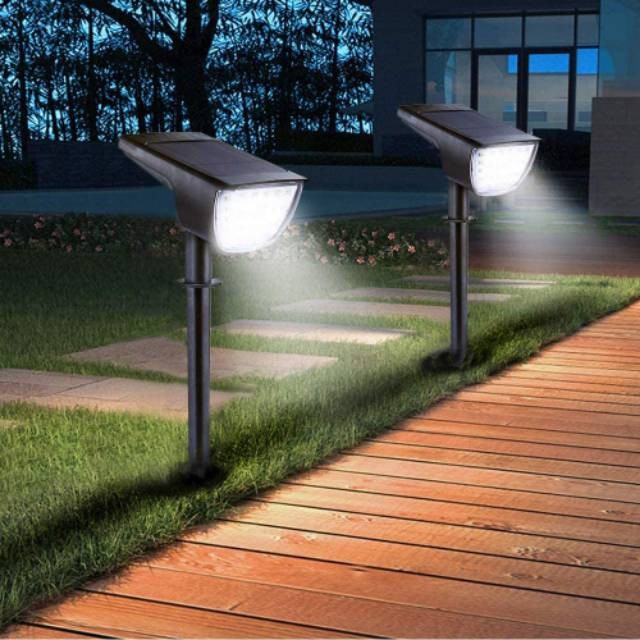 Roppu Lampu Solar Taman Outdoor Tenaga Surya 32 LED