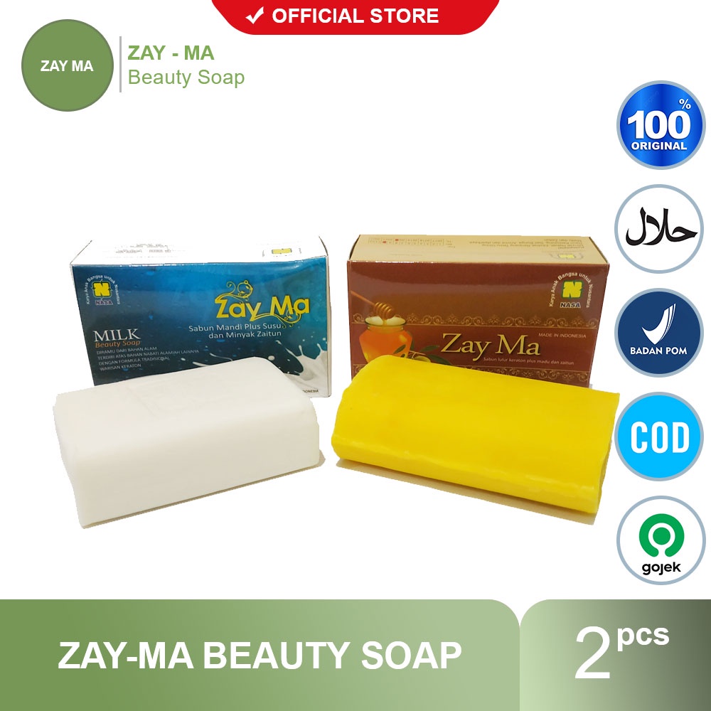 Sabun Lulur Keraton Zayma Madu Dan Susu Pemutih wajah dan Tubuh