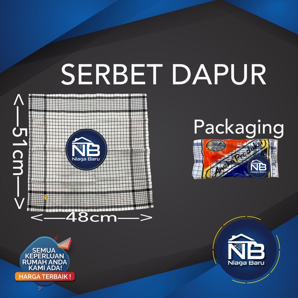 Jual Serbet Dapur Lap Piring Kotak Kecil Cap Gunting Gegep Aneka Produksi Shopee Indonesia