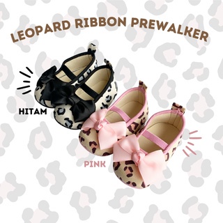 GROSIR Leopard Ribbon Prewalker (4pc)