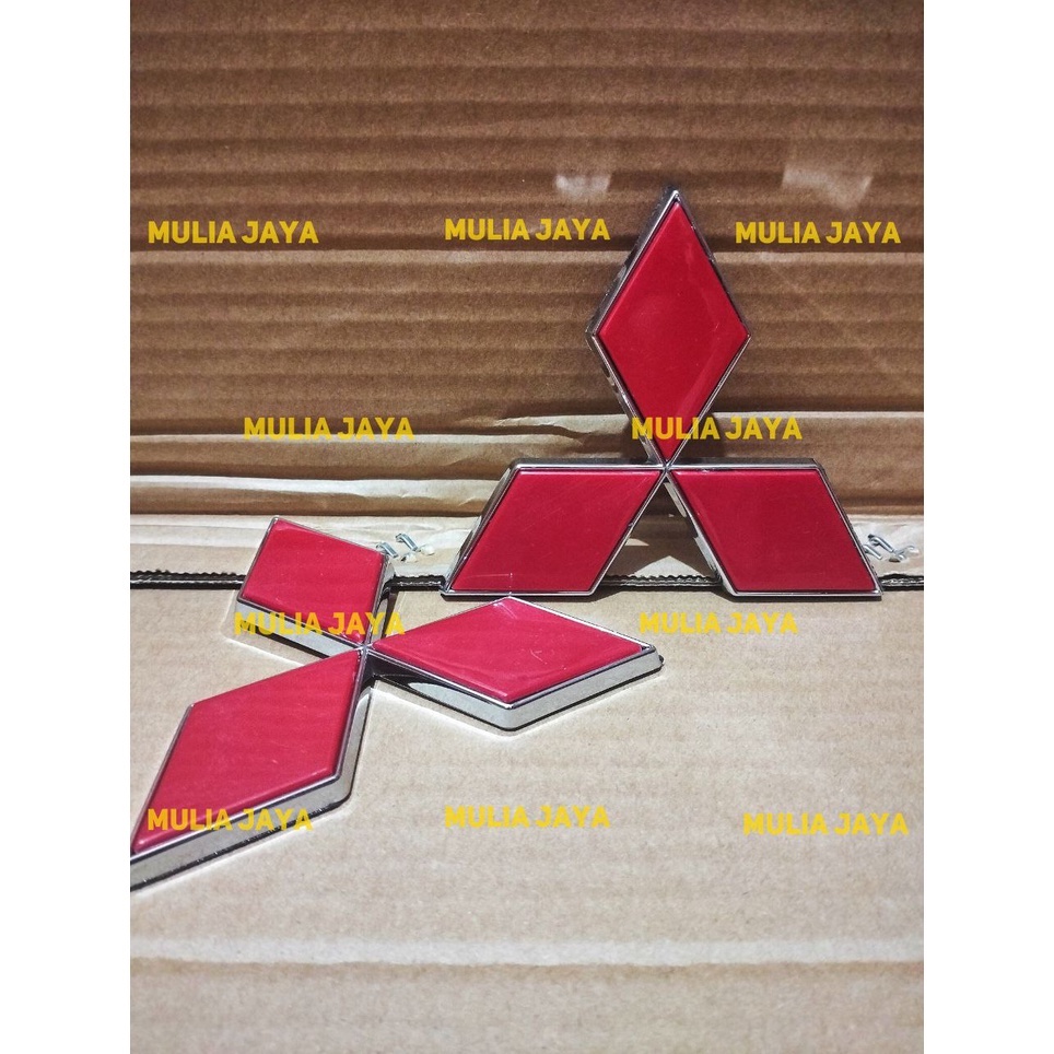 Emblem Tiga Berlian MITSUBISHI/Logo MITSUBISHI/Emblem Logo Tiga Berlian/3 Berlian Truk Fuso Diameter