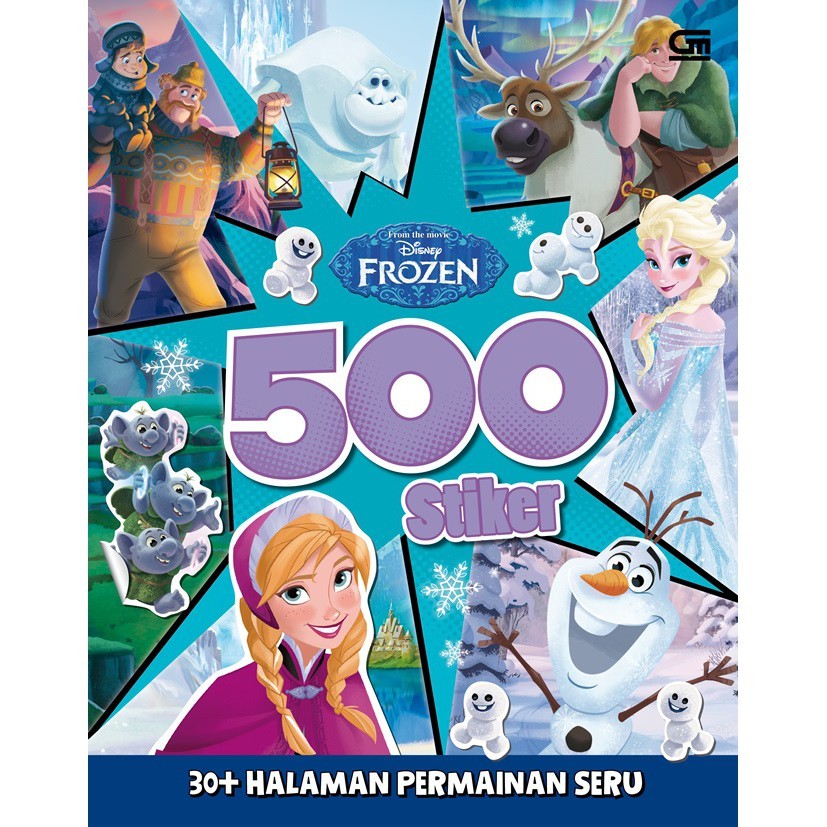 Buku Frozen 500 Stiker (Disney)