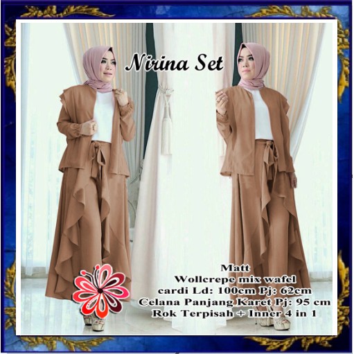 7749 SETELAN MELDA BAJU STELAN WANITA DEWASA MODIS TERBARU KEKINIAN GROSIR TERMURAH TRENDY ZAMAN NOW