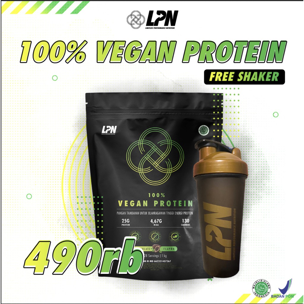 LPN 100% Vegan Protein Isolate 2.2 lbs lb 900 Gram Plant Based Protein PEA Vegetarian