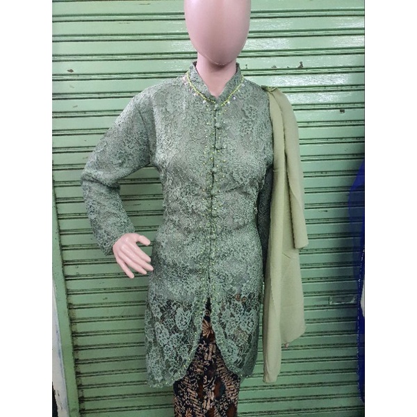kebaya ibu besan jumbo isi 2 selendang bahu