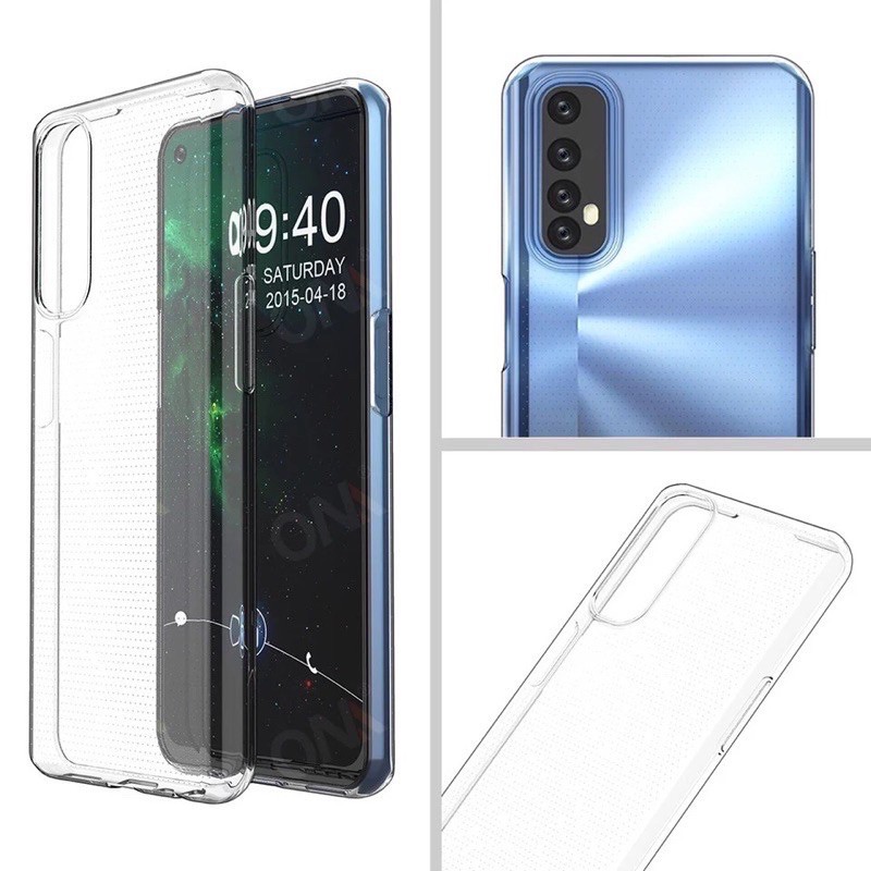 REALME 7 7i 7 PRO 5 5i 5S 6i C3 RENO 2 2F 5 PRO Sotfcase Bening Clear Case Silikon Transparan