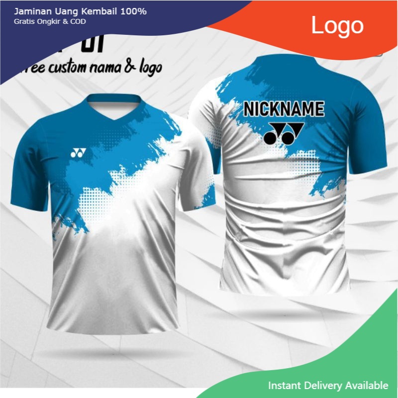 Baju Badminton YONEX Jersey Bulutangkis Yonex Fullprint