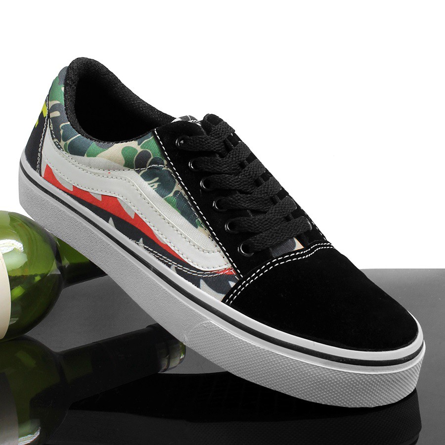 SEPATU VANS PRIA AUTHENTIC SNEAKERS OLDSKOOL  MOTIF CASUAL SEPATU TERMURAH