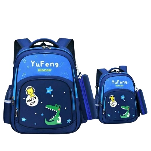 Ransel anak tas sekolah anak yufeng dinosaurus backpack dino ransel anak perempuan laki laki 2in1