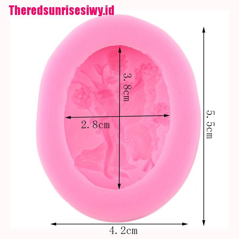 Cetakan Kue / Permen / Cokelat / Sabun Bentuk Peri Bahan Silikon