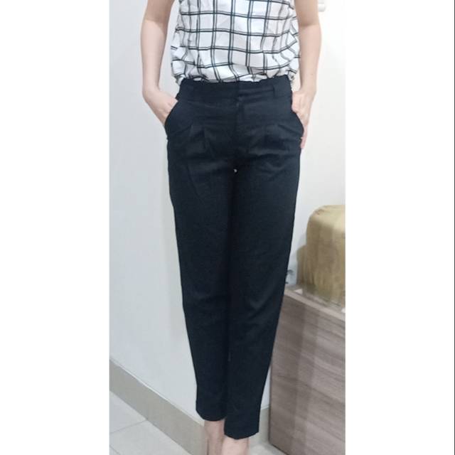 H&M Black formal stylish pants (preloved)