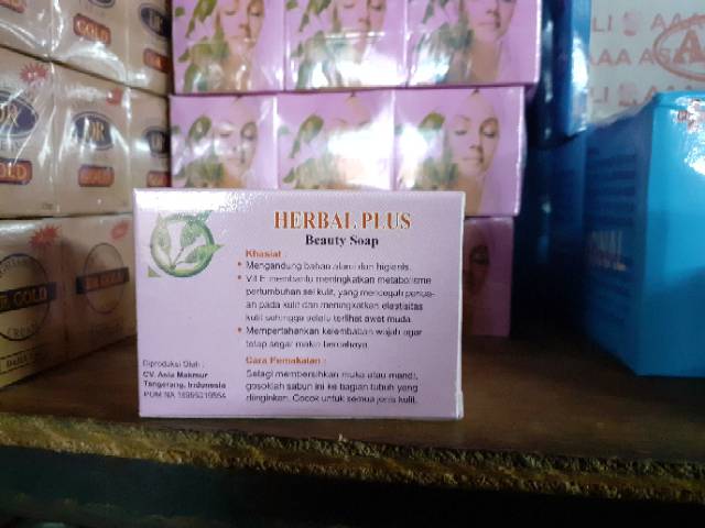 SABUN HERBAL PLUS BEAUTY BPOM