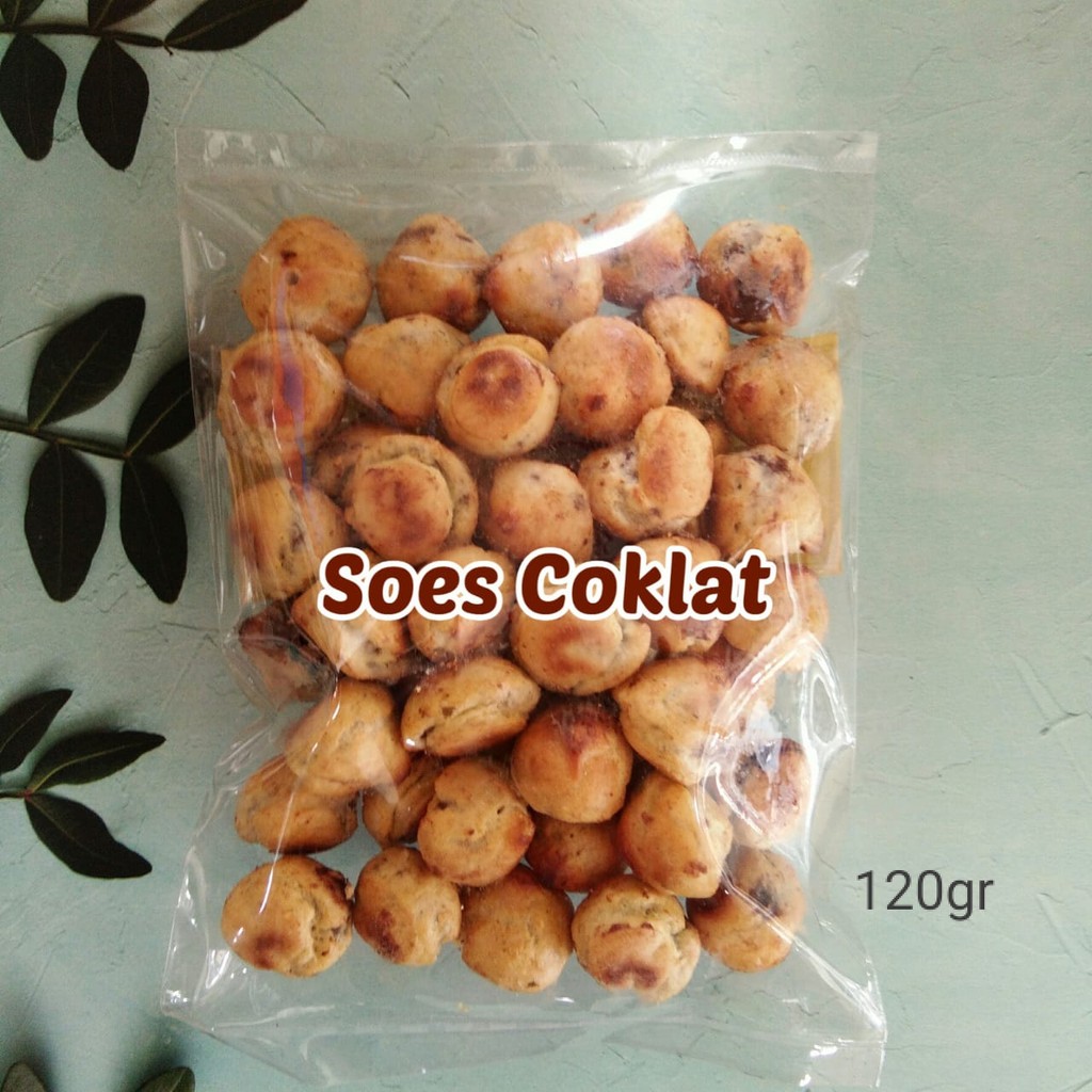 

Soes Coklat Kue Kering Cemilan Enak Nikmat Kemasan 100gr Murah