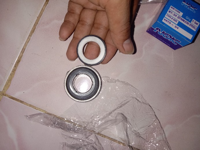 Mechanical Seal Sil Kato Nok List Biru Mesin Pompa Air Alkon Tipe Wp50 Wp80 2inci 3inci
